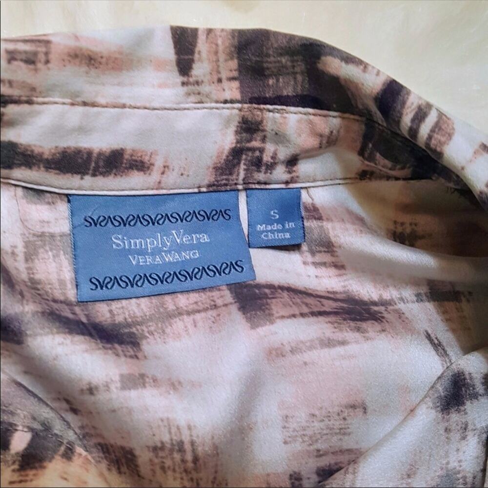 Vera Wang Split Back Blouse - image 2